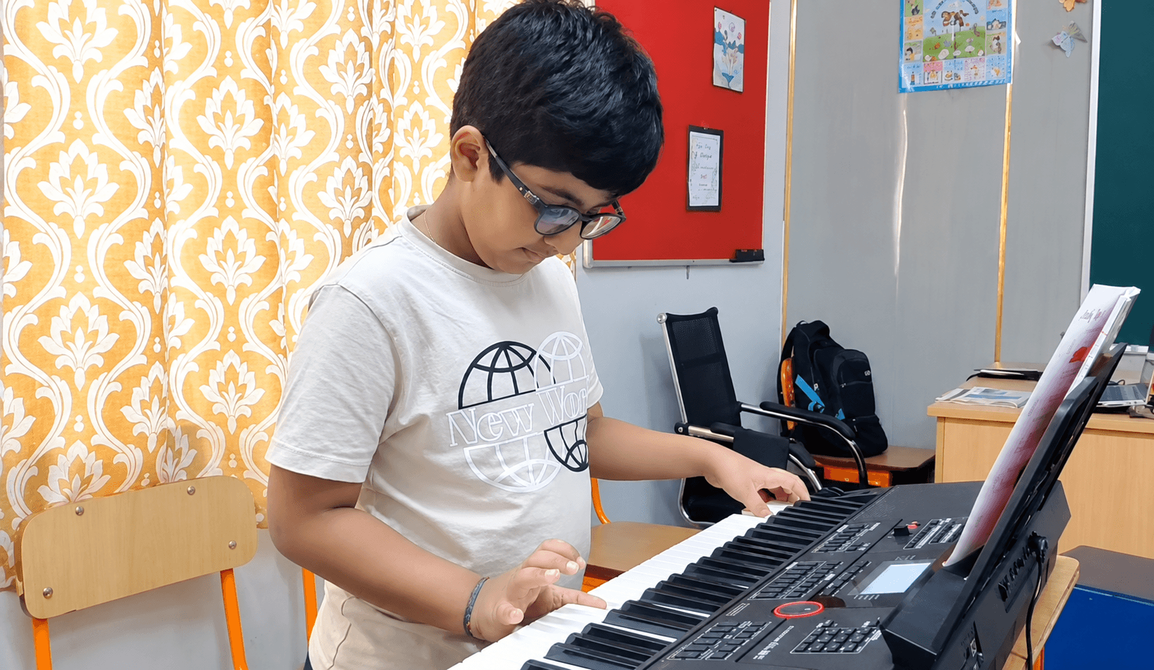 IN MUSIC CLASS